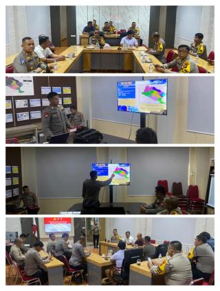 Tim Supervisi Operasi Mantap Brata 2023 2024 Polda Riau Laksanakan Supervisi di Polres Kuansing